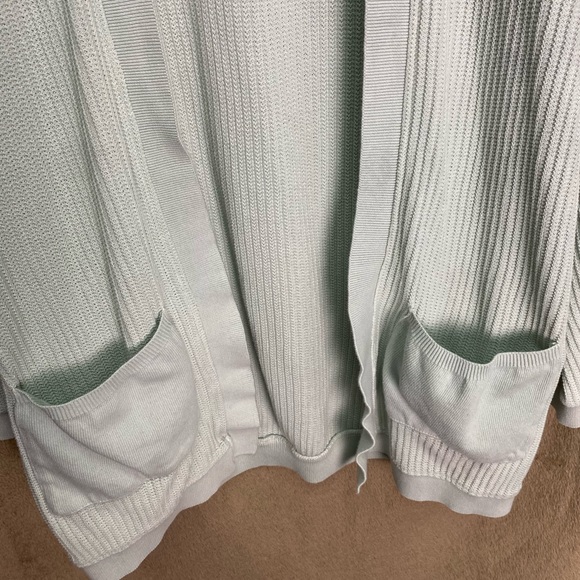 Mint Coloured Cardigan Long Fit - Picture 3 of 4